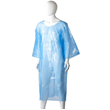 Disposable Polyethylene Splash Jacket Blue, 800mm x 1300mm x 30mu, 200 Pieces Box